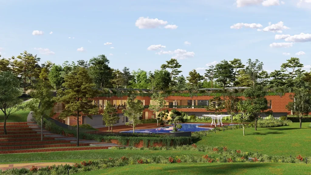 Down by the water apartment in Jakkur Lake, North Bangalore Garden