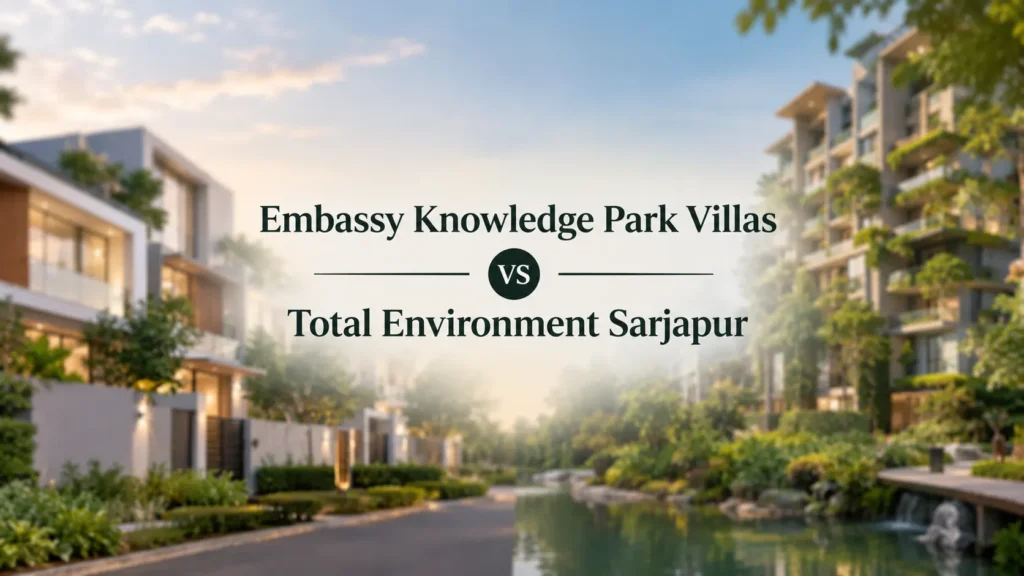 Embassy Knowledge Park Villas vs Total Environment Sarjapur