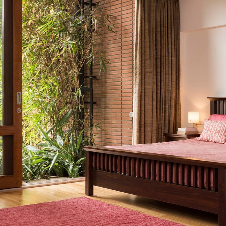 D60 - 5899 Sqft - Master bedroom with large windows that bring the outdoors in