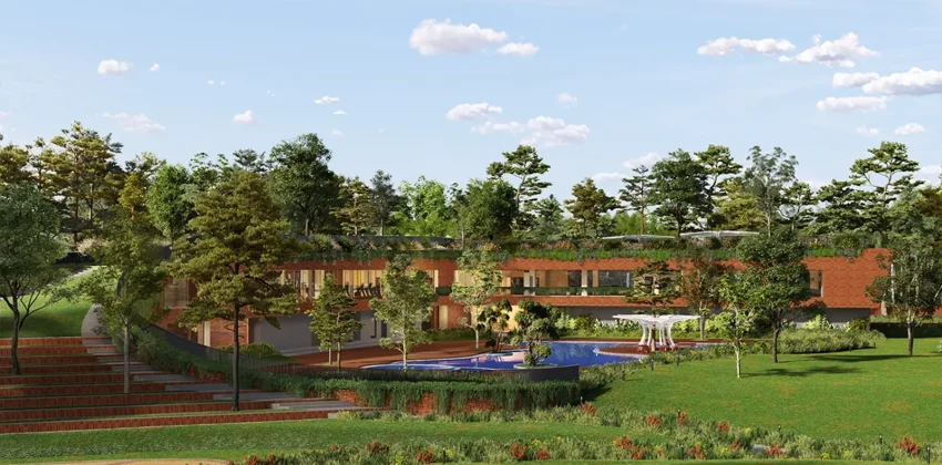 Down by the water apartment in Jakkur Lake, North Bangalore Garden