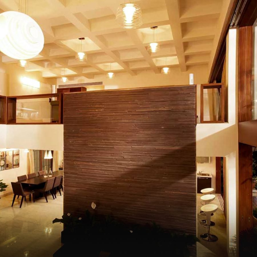 Total Environment - Windmills of Your Mind - Duplex - Double height coffered ceiling