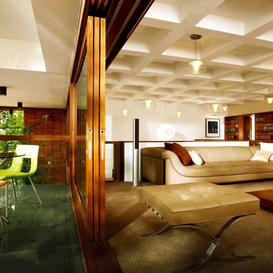 Total Environment - Windmills of Your Mind - Duplex - Glass deck, family space & library