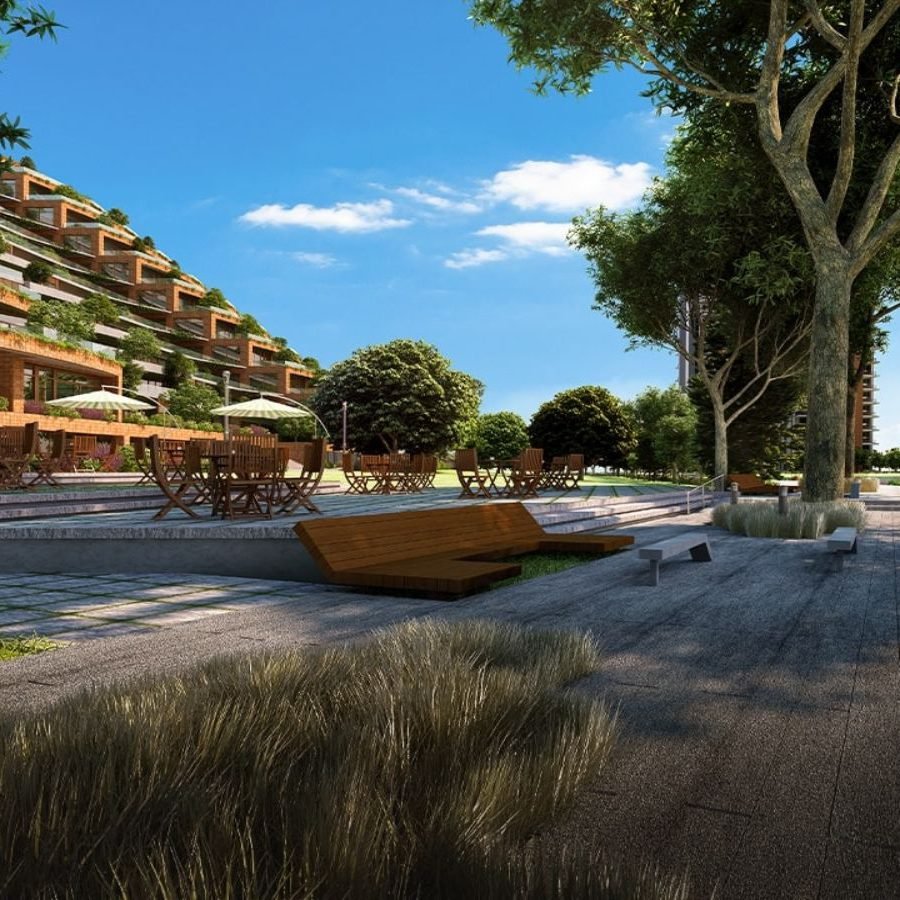 Total Environment - Pursuit of a Radical Rhapsody - Outdoor seating space & boardwalk