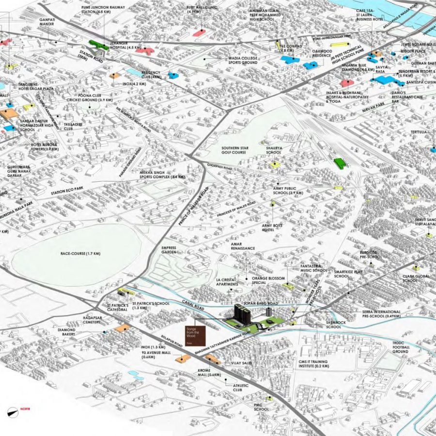 Songs from the Woods - Location Map