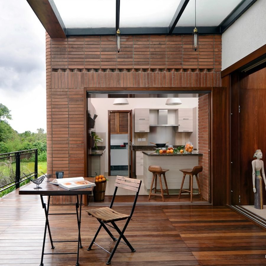 Total Environment After The Rain Villa in Yelahanaka Bangalore Deck & Kitchen