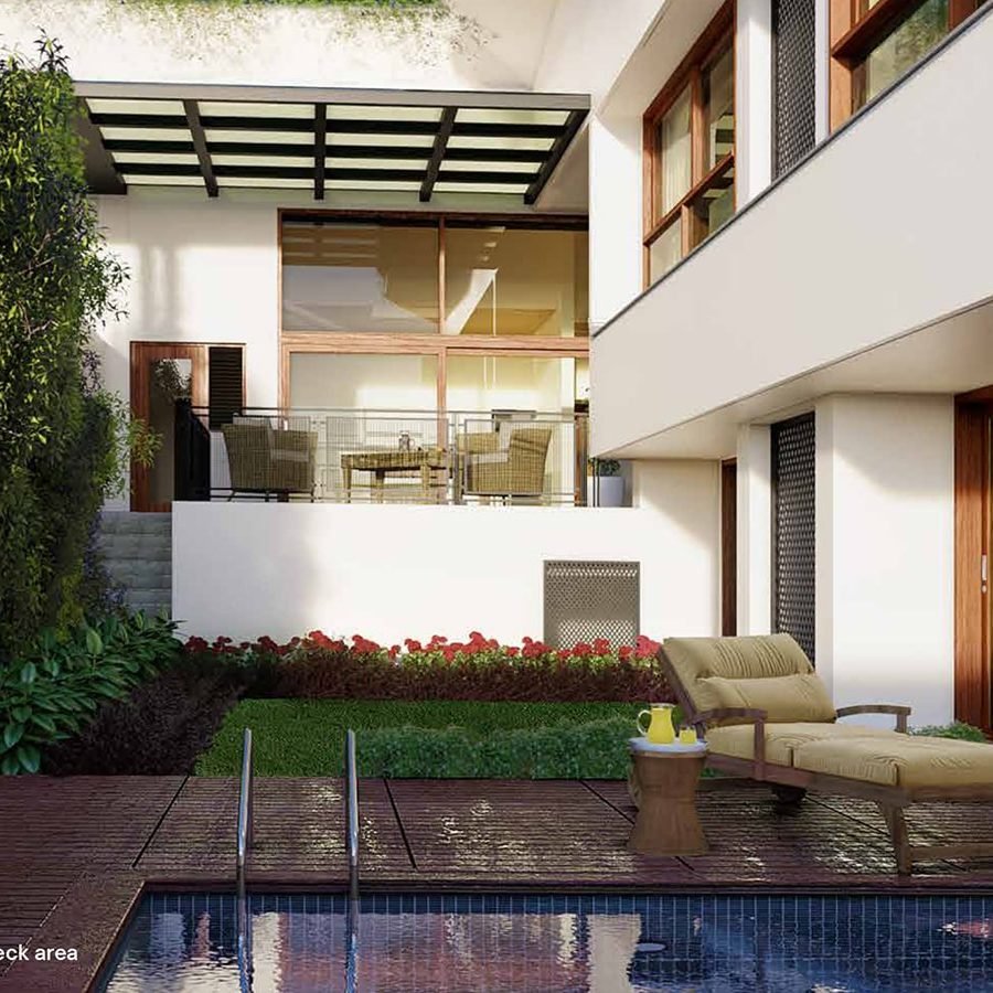 Total Environment After The Rain Villa in Yelahanaka Bangalore Poll & Deck area