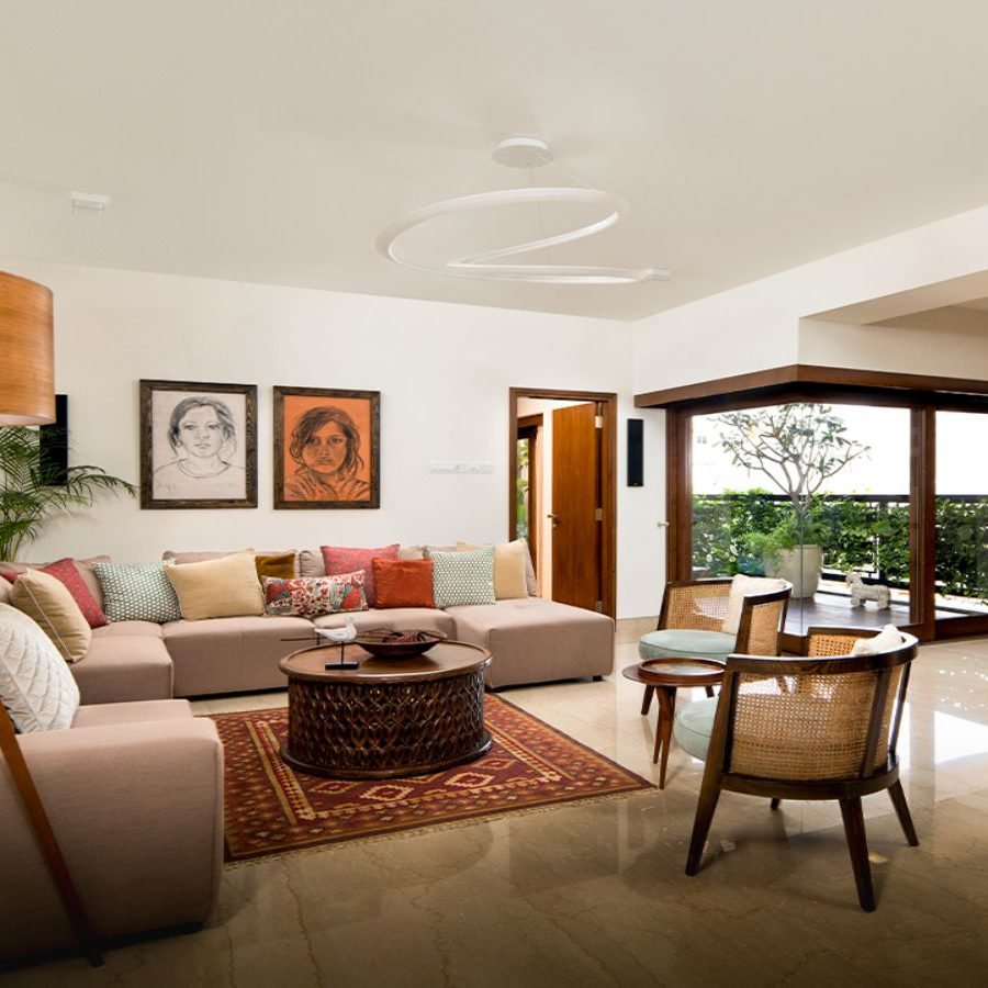 Total Environment - Learning to Fly - View of living_dining from foyer